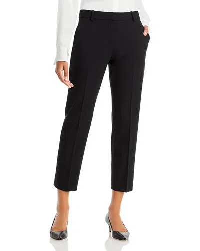 THEORY TREECA WOOL-BLEND CROPPED PANTS