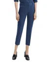 Theory Treeca 2 Good Wool Crop Suit Pants In Blue