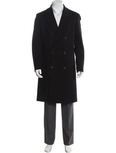 Pre-owned Theory Trench Coat In Black
