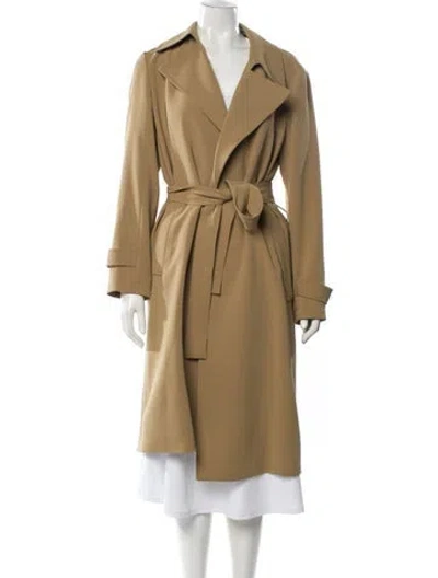 Pre-owned Theory Trench Coat In Neutral