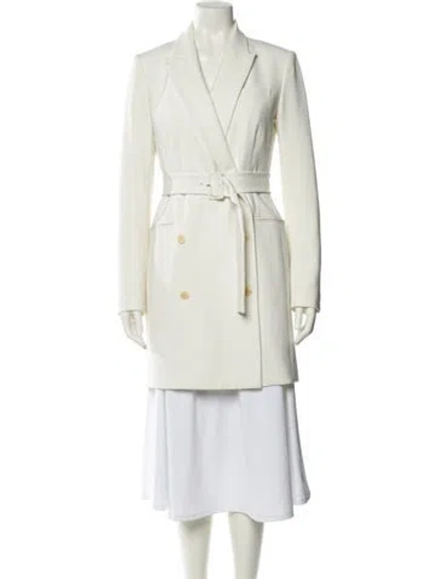 Pre-owned Theory Trench Coat In Neutral