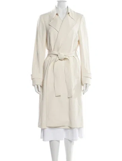 Pre-owned Theory Trench Coat In Neutral