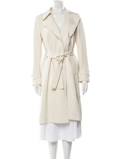 Pre-owned Theory Trench Coat In Neutral
