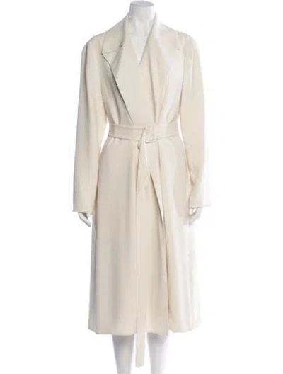 Pre-owned Theory Trench Coat In Neutral