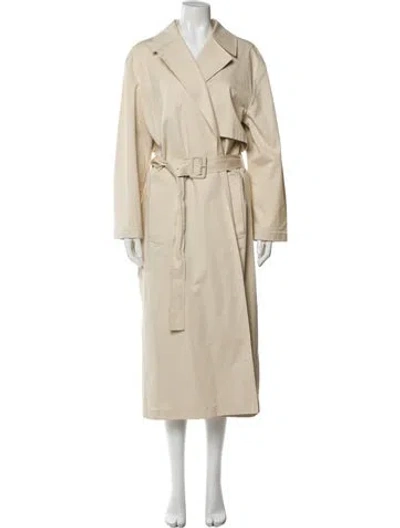 Pre-owned Theory Trench Coat In Neutral