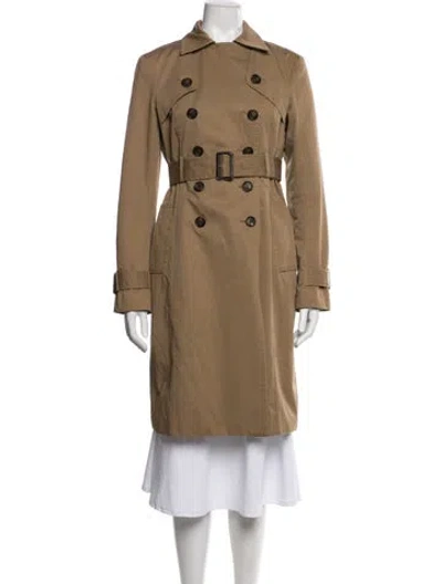 Pre-owned Theory Trench Coat In Neutral
