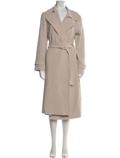 Pre-owned Theory Trench Coat In Neutral