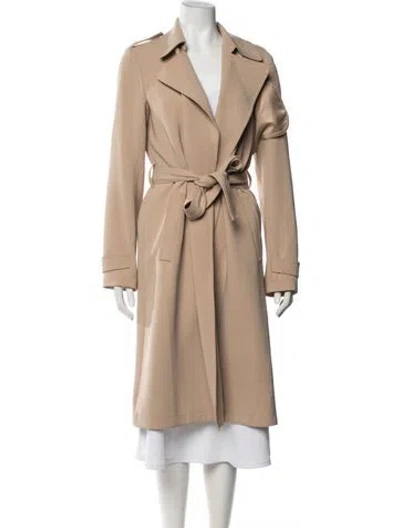 Pre-owned Theory Trench Coat In Neutrals
