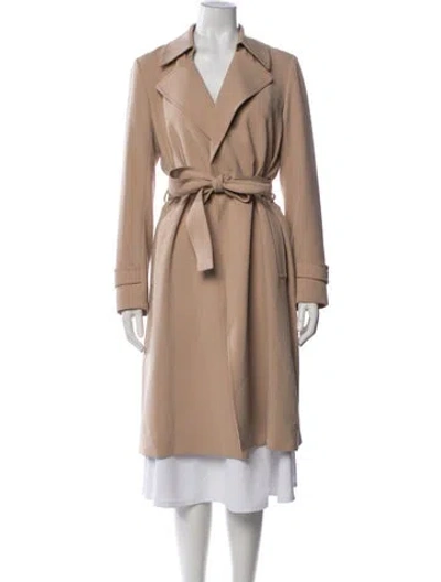 Pre-owned Theory Trench Coat In Neutrals