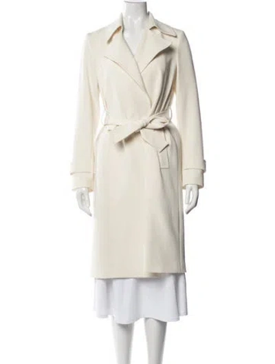 Pre-owned Theory Trench Coat In Neutrals