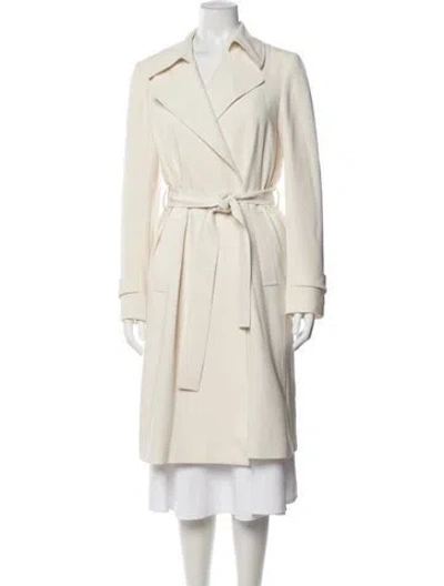 Pre-owned Theory Trench Coat In Neutrals
