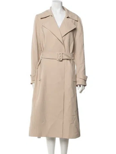 Pre-owned Theory Trench Coat In Neutrals