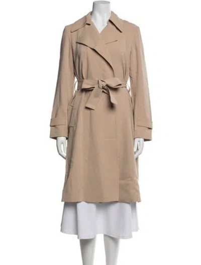 Pre-owned Theory Trench Coat In Neutrals