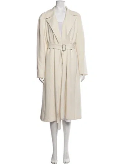 Pre-owned Theory Trench Coat In Neutrals