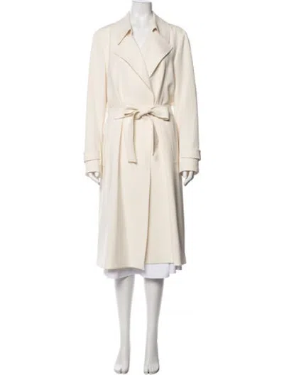 Pre-owned Theory Trench Coat In Neutrals