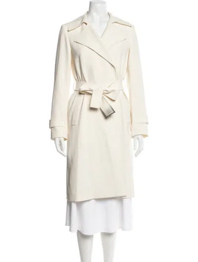 Pre-owned Theory Trench Coat In Neutrals