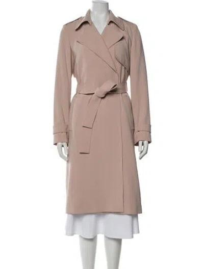 Pre-owned Theory Trench Coat In Pink