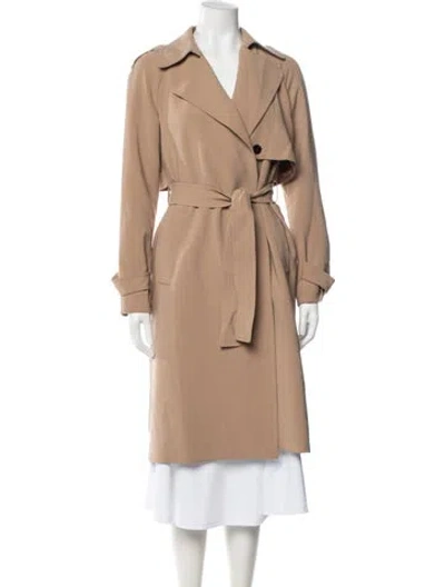 Pre-owned Theory Trench Coat W/ Tags In Brown