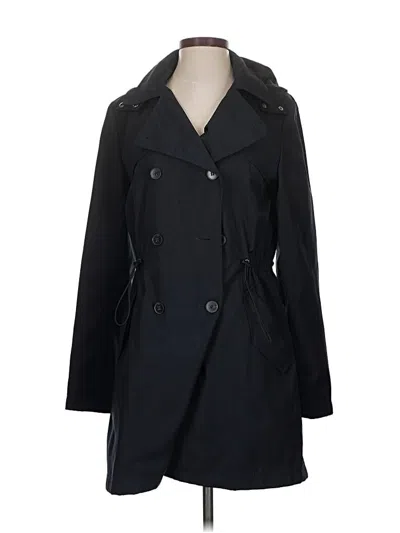 Pre-owned Theory Trenchcoat In Black