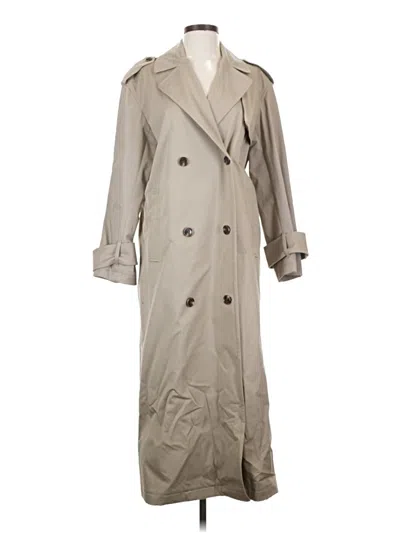 Pre-owned Theory Trenchcoat In Tan