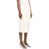 Theory Admiral Crepe Midi Trouser Skirt In Blue
