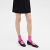 Theory Trouser Socks In Regal Wool In Fuschia