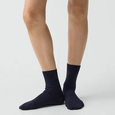Theory Trouser Socks In Washable Wool