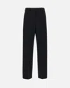 Theory Tailored Flare Pants With Fitted Waist In Black