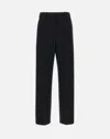 Theory Tailored Flare Pants With Fitted Waist In Black