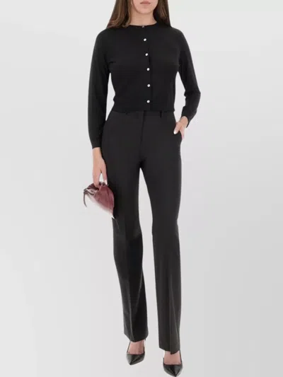 Theory Trousers With Belt Loops And Pockets