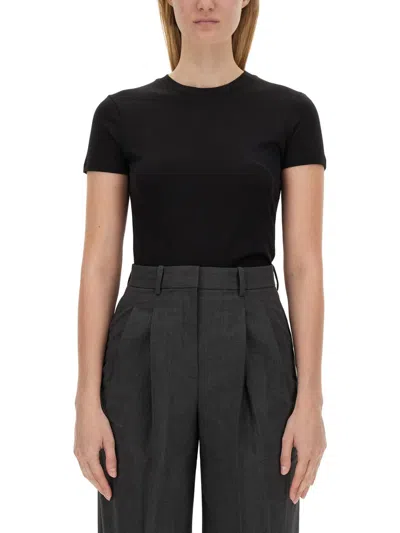 Theory Tshirt In Cotone Pima In Black