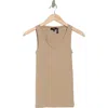 Theory Tubular Tank In Beige