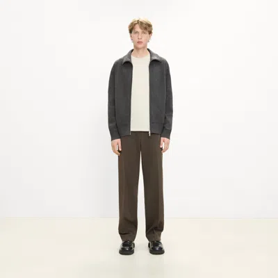 Theory Turtleneck Cardigan In Light Bilen In Gray
