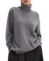 Theory Turtleneck Sweater In Cashmere In Gray