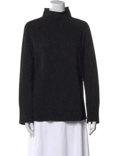 Pre-owned Theory Turtleneck Sweater In Black