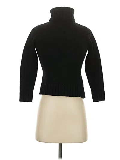 Pre-owned Theory Turtleneck Sweater In Black