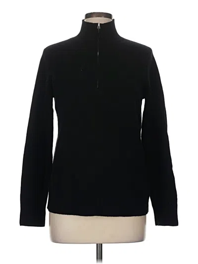Pre-owned Theory Turtleneck Sweater In Black