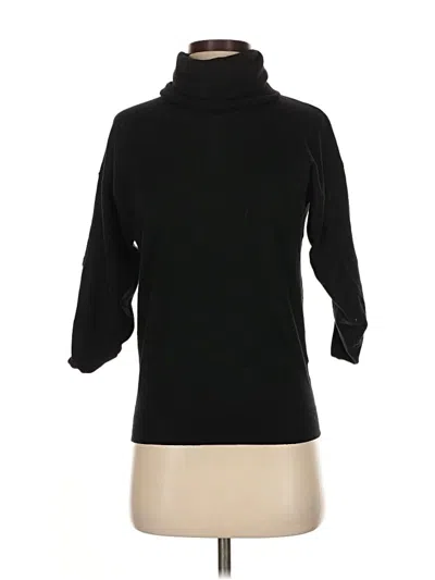 Pre-owned Theory Turtleneck Sweater In Black