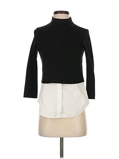 Pre-owned Theory Turtleneck Sweater In Black