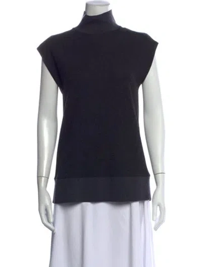 Pre-owned Theory Turtleneck Sweater In Black