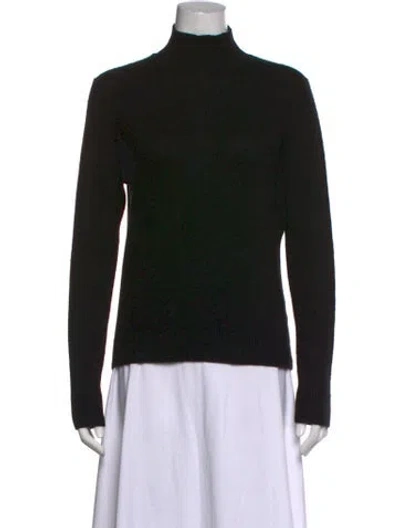 Pre-owned Theory Turtleneck Sweater In Black