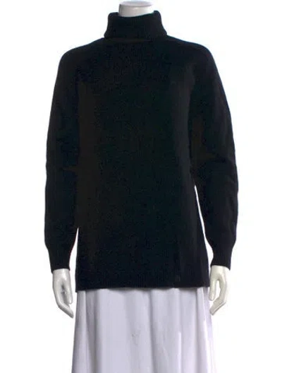 Pre-owned Theory Turtleneck Sweater In Black