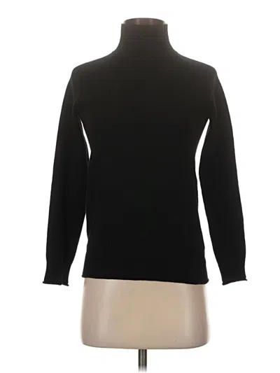 Pre-owned Theory Turtleneck Sweater In Black