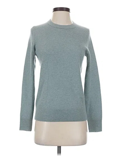 Pre-owned Theory Turtleneck Sweater In Blue