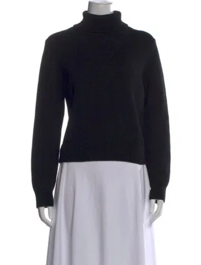 Pre-owned Theory Turtleneck Sweater In Blue