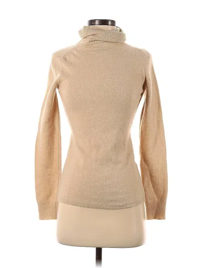 Pre-owned Theory Turtleneck Sweater In Brown