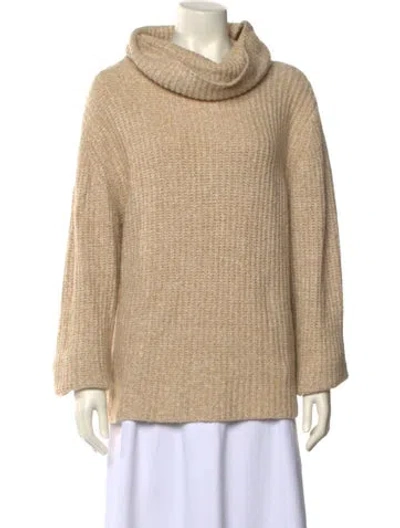 Pre-owned Theory Turtleneck Sweater In Brown
