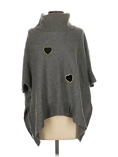 Pre-owned Theory Turtleneck Sweater In Gray