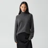 Theory Turtleneck Sweater In Astor Wool In Gray