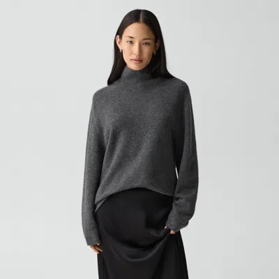 Theory Turtleneck Sweater In Astor Wool In Gray